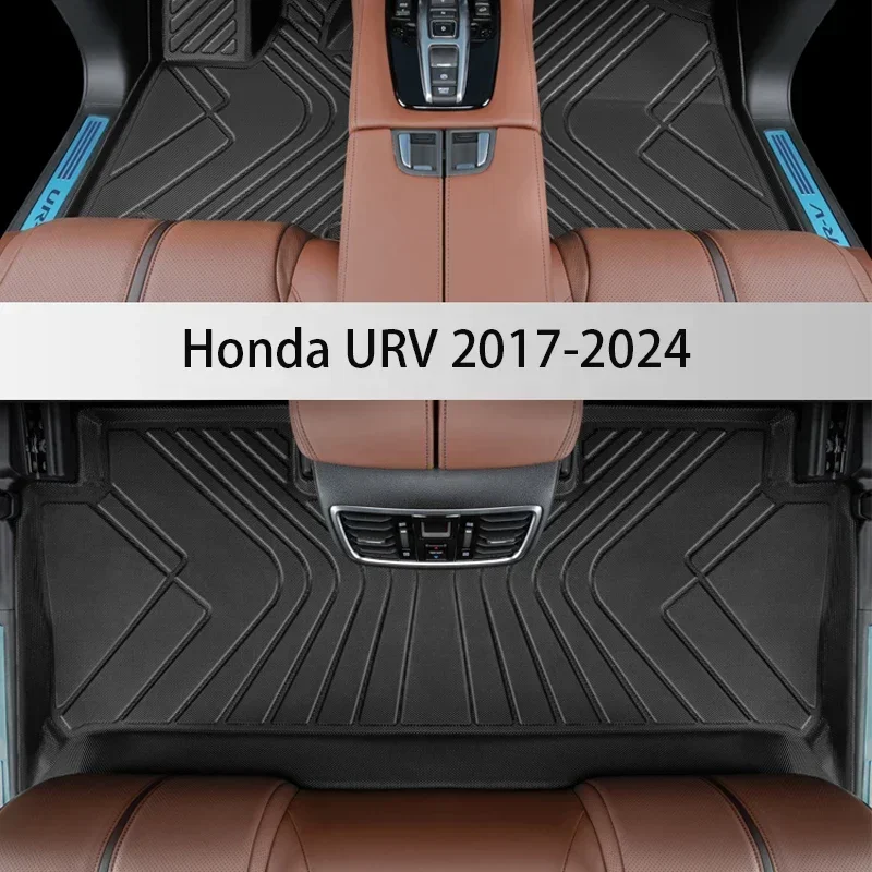 

Автомобильные коврики TPE на заказ для Honda AVANCIER URV 2017-2021 2022 2023 2024, водонепроницаемый ковер, автомобильные аксессуары для интерьера