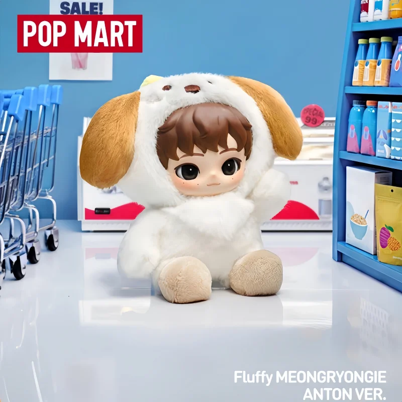 Фото Новый оригинальный POP MART RIIZE Fluffy Buddies Series: милые плюшевые брелоки-сюрпризы в закрытой упаковке, модные игрушки-подвески, подарок для коллекционеров. №1