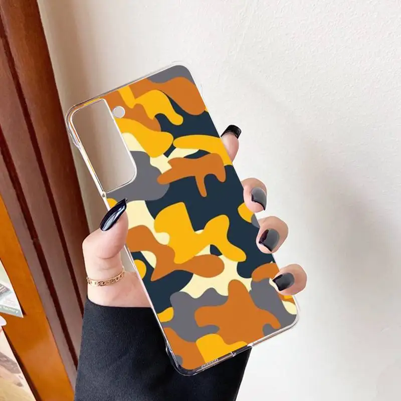 Camouflage Pattern Phone Case for Samsung S21 A10 for Redmi Note 7 9 for Huawei P30Pro Honor 8X 10i Cover
