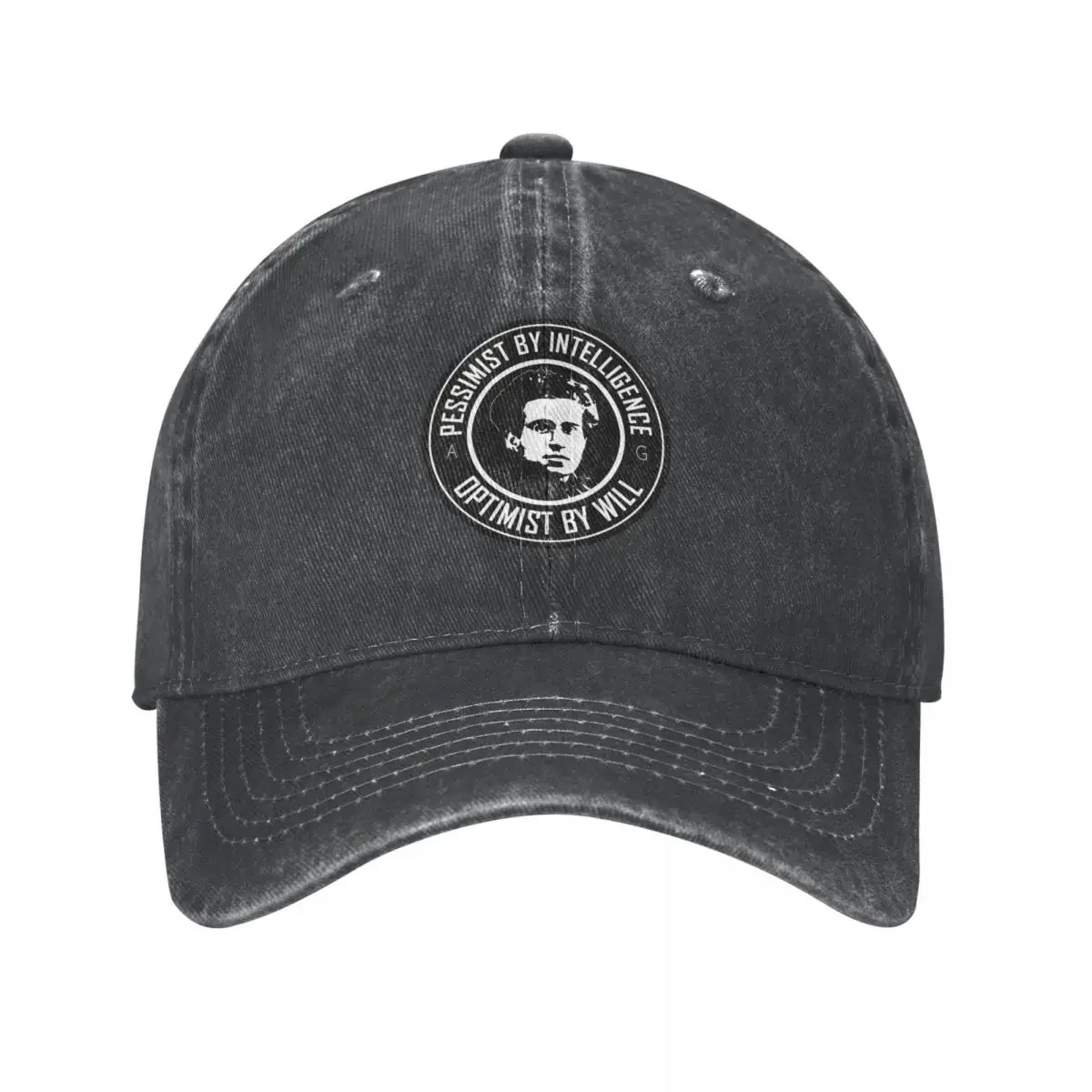 

Gramsci - Pessimist By Intelligence - Optimist By Will Baseball Cap cowboy hat Peaked cap Cowboy Bebop Hats Men and women hats