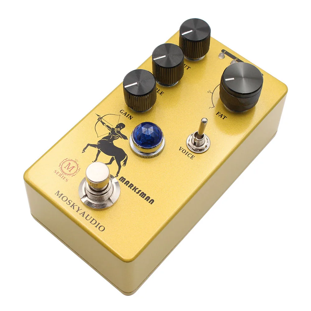 Фото Педаль для электрогитары Mosky MARKSMAN Boost Overdrive, 4 режима, музыкальные инструменты, аксессуары для гитары №3