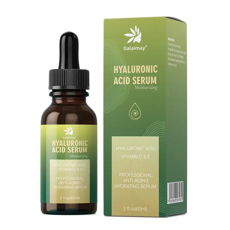 

Anti Aging Vitamin C Serum For Face Hyaluronic Acid VC Essence Hydrating & Lighten Serum To Fight Visible Blemishes And Improve