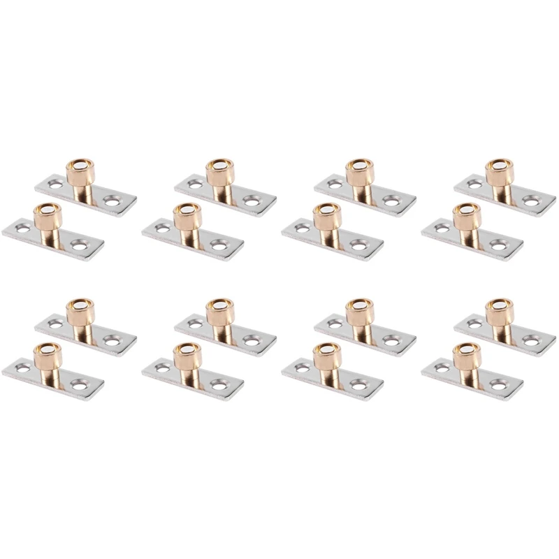 

12Mm Diameter Wooden Sliding Door Guide Metal Locator Stopper 16Pcs