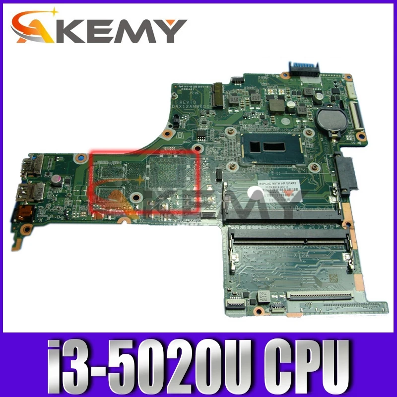 

Материнская плата Akemy 823297-501 823297-601 для ноутбука HP Pavilion 14-AB 14T-AB материнская плата для ноутбука DAX12AMB6D0 с фотографией