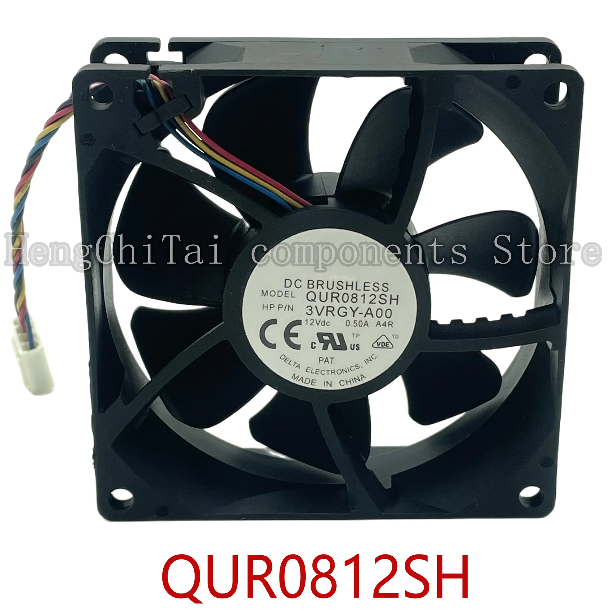 Оригинальный 100% рабочий QUR0812SH 8025 12 в 800 а 8 см ШИМ-вентилятор с контролем скорости 4400-об/мин