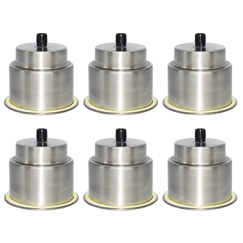 

6PCS 304 Stainless Steel Cup Drink Holder Insert With Drain For Marine Boat RV Camper