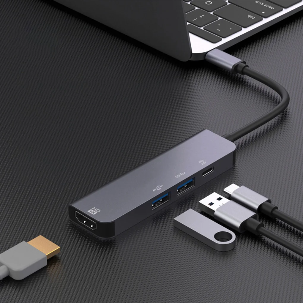 

USB 2 0 3 0 концентратор адаптер HDMI-совместимое быстрое зарядное устройство Тип C высокоскоростная док-станция с несколькими портами U диск питание телефона