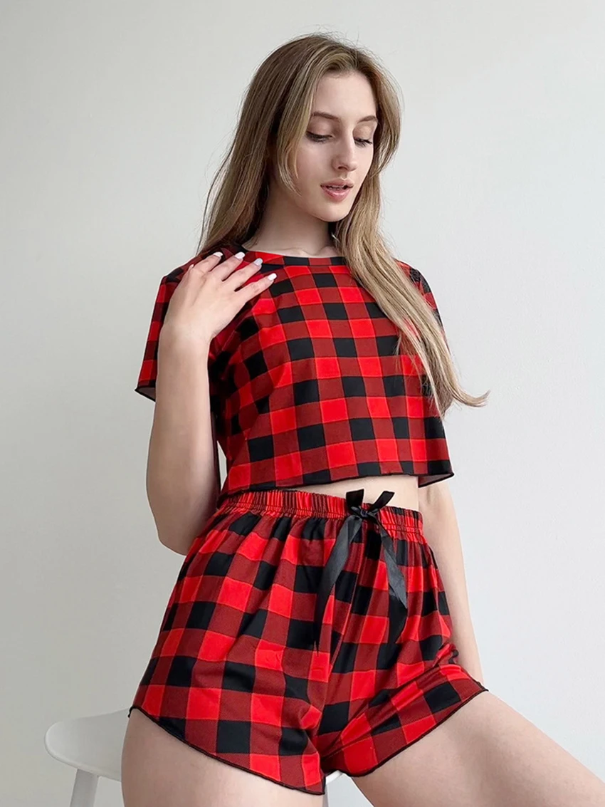 Рисунок 3 - Женский клетчатый Пижамный костюм Marthaqiqi