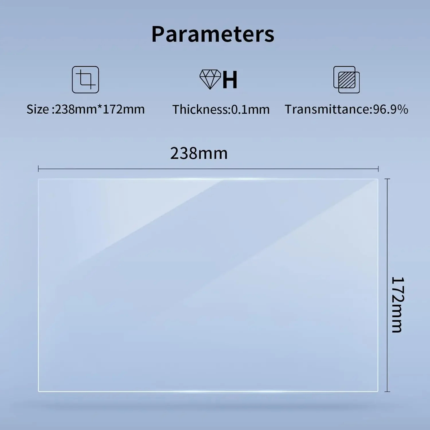 Фото Защитная пленка для экрана Anycubic Photon M3 Max 13,6 дюймов, ЖК-смола, 3D-принтеры, защитная пленка от царапин, аксессуары №5