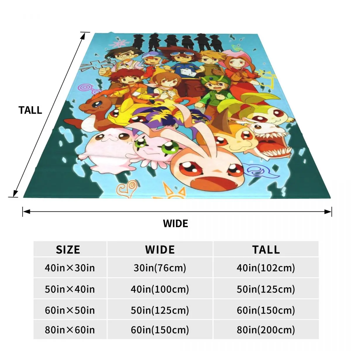 3D Digimon Adventure Monster мультфильм фланелевое одеяло мягкое для дивана-кровати