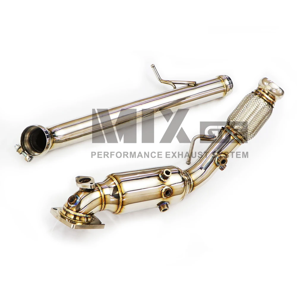 Фабрика MIX Catless Downpipe для Jeep Wrangler Rubicon JL с выхлопной системой каталитического