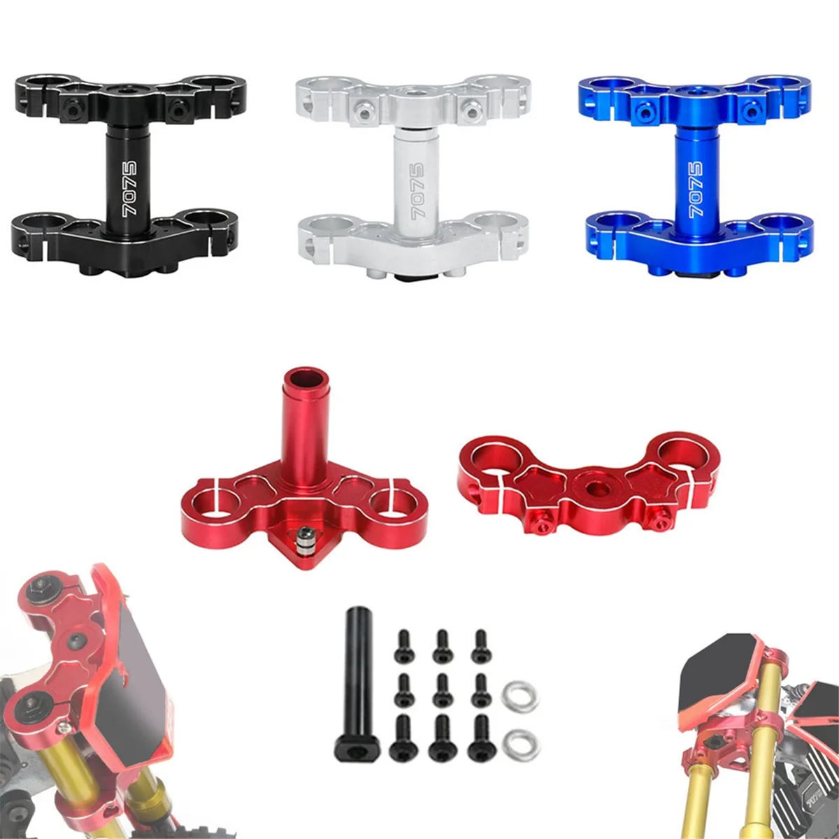 Для электрического мотоцикла LOSI 1/4 промото-MX передняя подвеска фиксированный