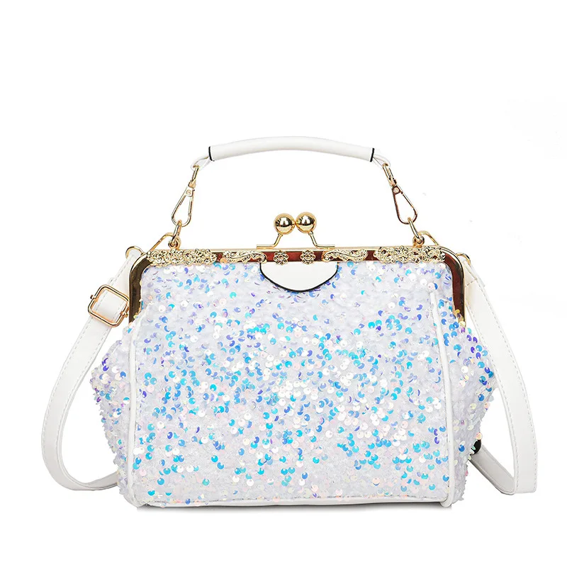 

Satin Vintage Women Evening Bags Metal Flower Luxury Diamonds Clutch Black Pink Rhinestones Chain Wedding Shoulder Handbags