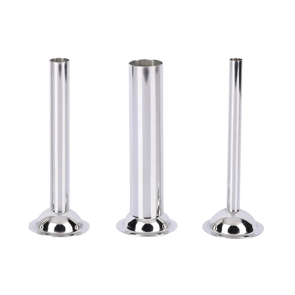 

Sausage Stuffer Tubes Tube Grinder Funnel Meat Filler Stuffing Filling Maker Toolattachment Manual Steel Stainless Funnels