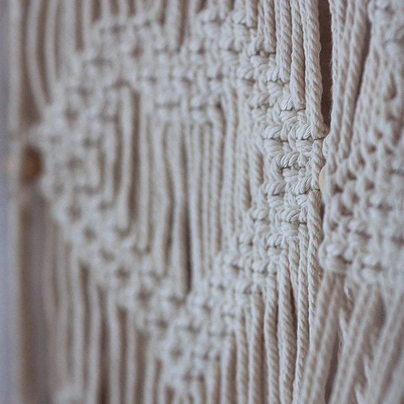 Настенная подвесная полка горячая Распродажа Macrame в стиле бохо 3 уровня настенные