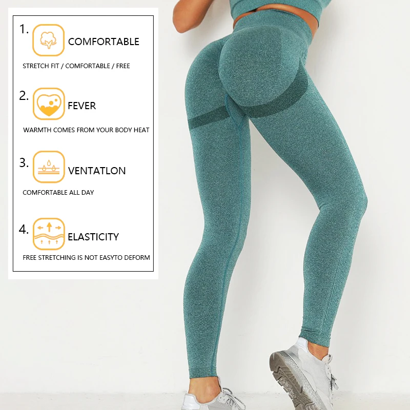 Сексуальные женские леггинсы с высокой талией для тренировок в спортзале