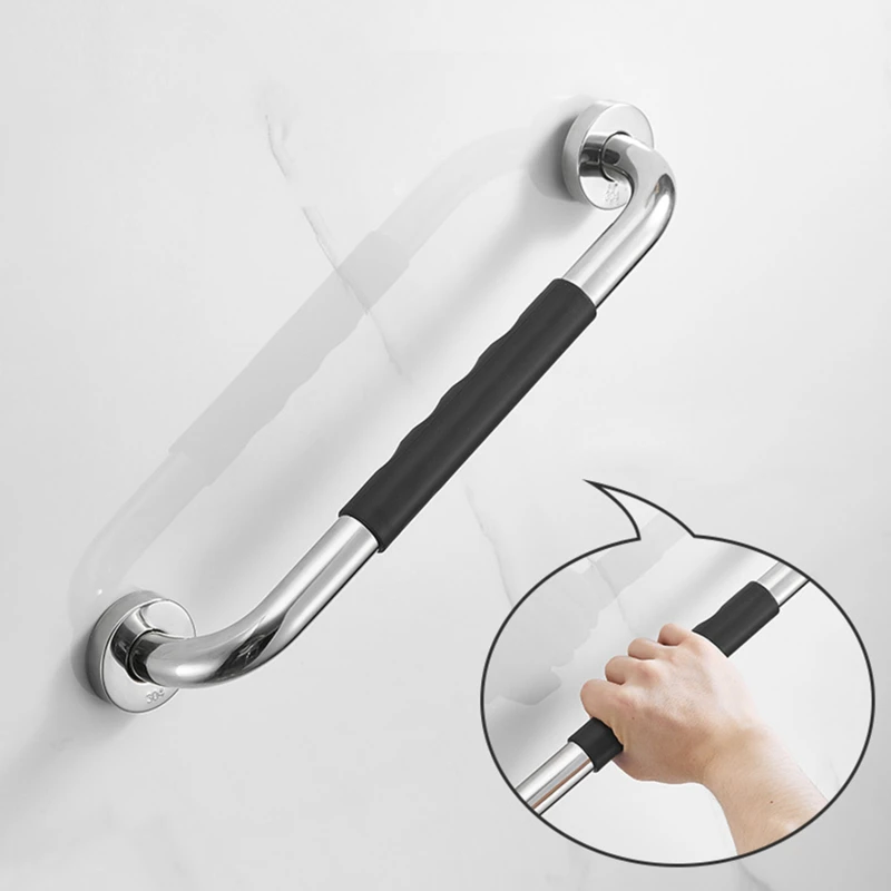 

Assist Handle Balance Wall Mounted Anti Slip Support Bathroom Safety Kitchen Handicap Shower Grab Bar Handrail Stainless Steel