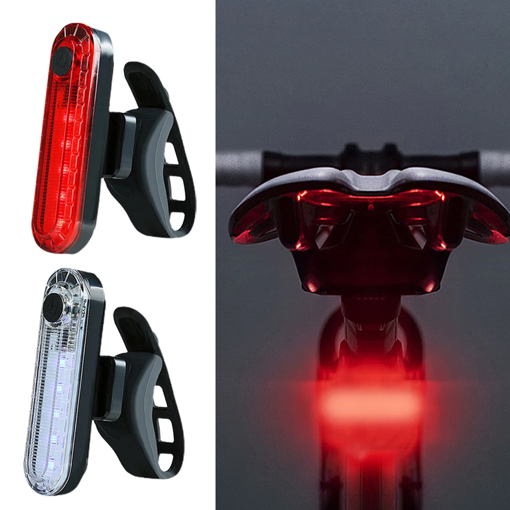 

LED Bicycle Tail Light USB Rechargeable Waterproof MTB Light Bike Safety High-brightness Taillight Cycling Accessories