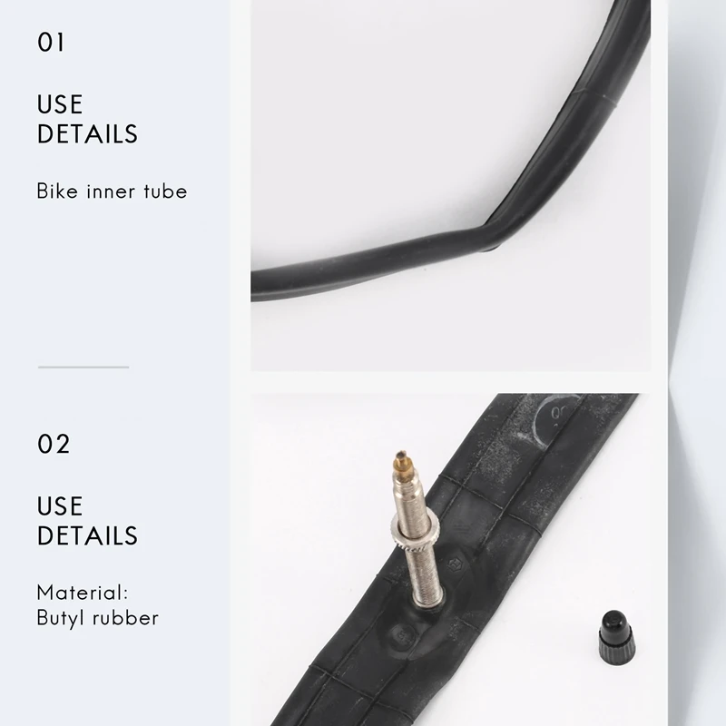 4 шт./упаковка внутренние трубки для велосипедных шин 60 мм 451 дюйма