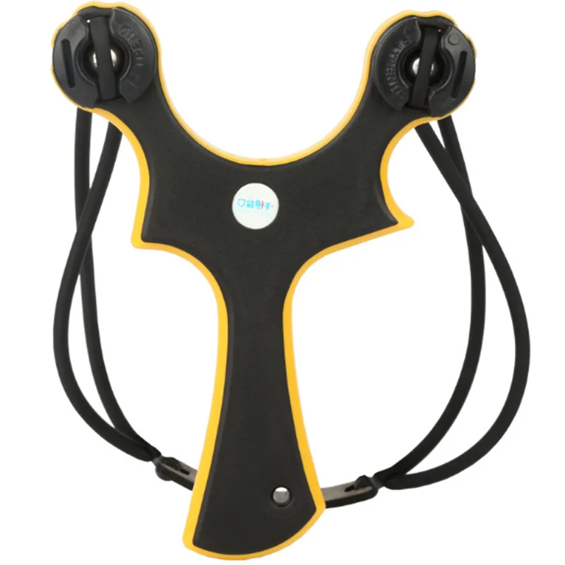 

Профессиональная полимерная охотничья Рогатка, Высококачественная высокоточная наружная Рогатка для стрельбы с круглой плоской резиновой лентой