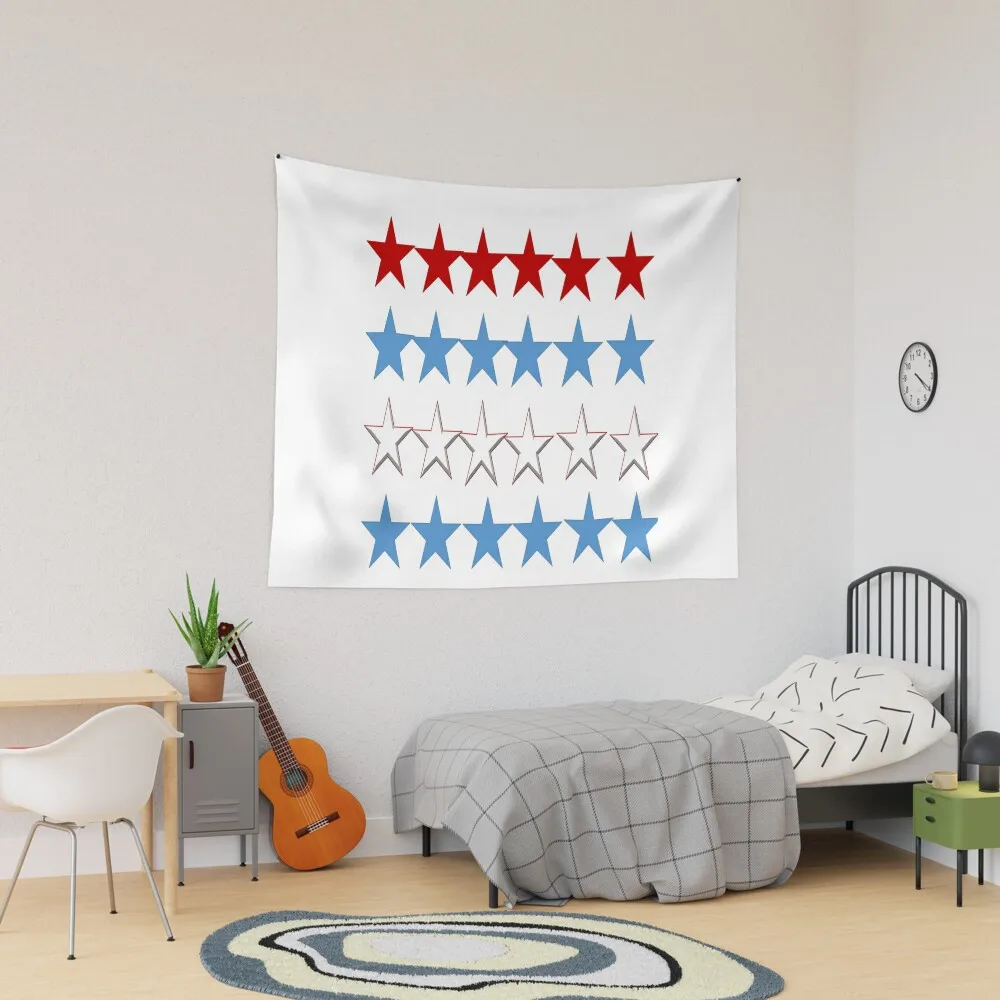 

Independance Day Stars Tapestry Decor Beautiful Wall Yoga Towel Blanket Decoration Mat Colored Hanging