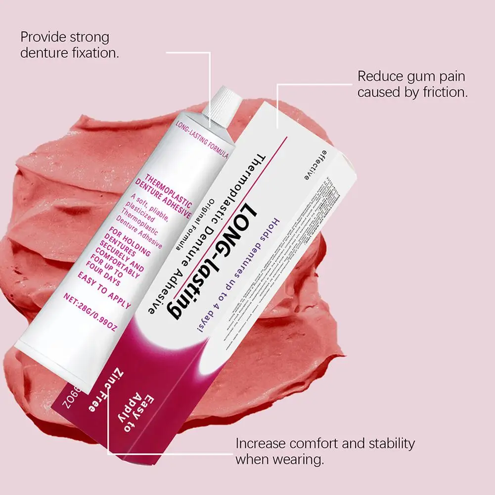 Термопластичный клей для протезов Долговечный Улучшение фиксации Красота