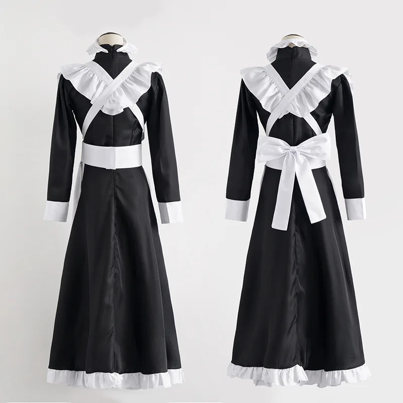 

Длинная юбка в стиле "Лолита", классические модели с жемчужной нитью, анимационная одежда, цвет черный/белый, унисекс, для косплея