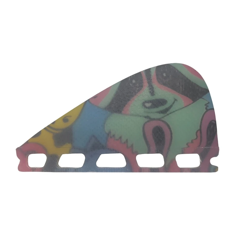 

Surf Longboard Fins Fiberglass Flower-Tailed Color Fin Surfboard Tail Fin Single Fins