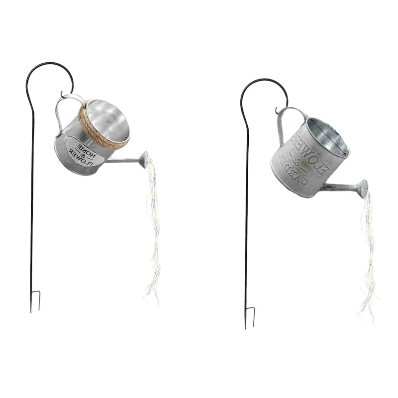 

GTBL LED Lights,10 Strand Twinkle Bracket Watering Can Battery Waterproof DIY Light for Outdoor Indoor Party Decor Lamp