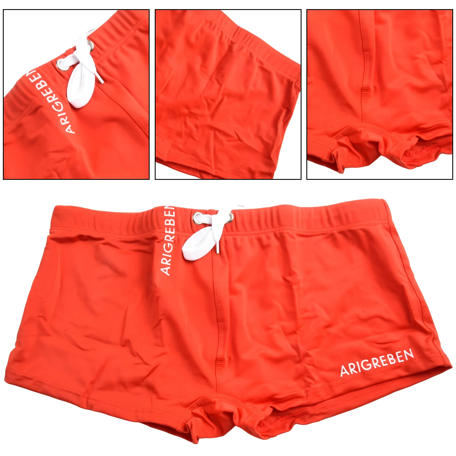 Swimwear for Men Boxer Briefs Sexy Swim Shorts Front Cross Design Breathable and Comfortable Ideal Swimming Beach