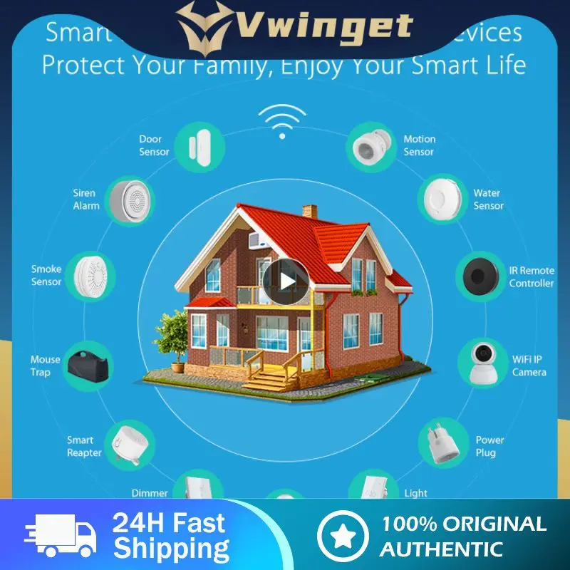 

Wifi Smart Human Body Sensors Home Security Wireless Siren Alarm Smart Life Sound Light Detector Sensor App Remote Alarm Tuya