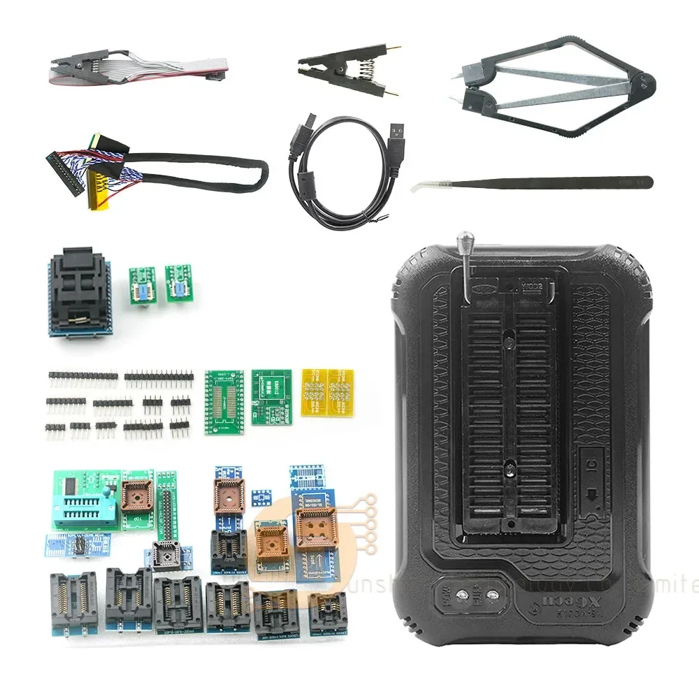 Новейший оригинальный универсальный программатор V12.25 XGECU T48TL866II Plus + полные адаптеры IC Clip, высокоскоростной программатор EPROM Flash (art.: 3920d37f852c7) - 3920d37f852c7