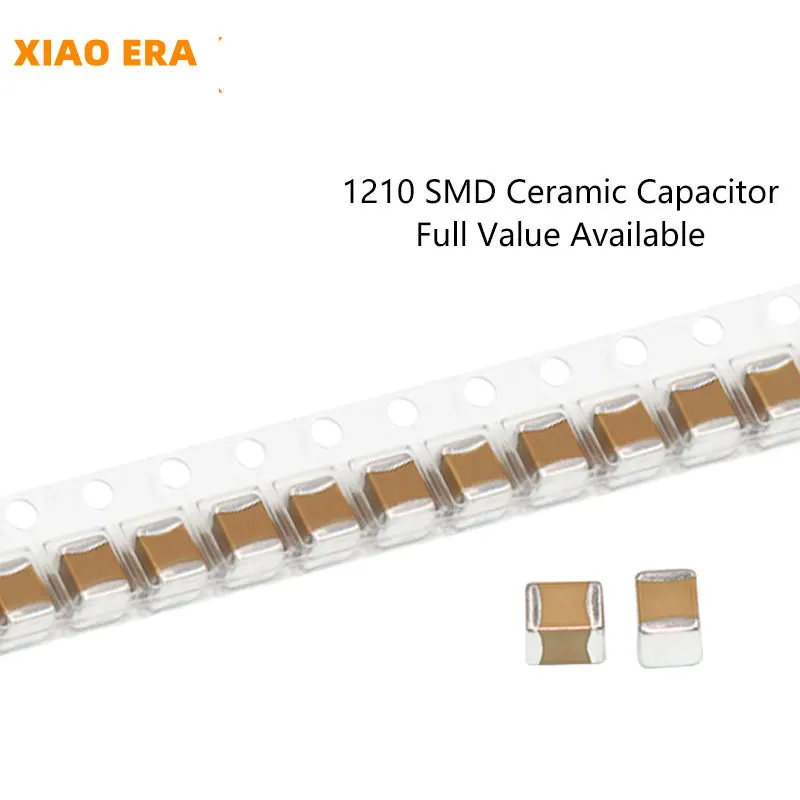 

Конденсаторы SMD 1210 10% 20% 1 мкФ 3225 мкФ 2,2 мкФ 10 мкФ 22 мкФ Ф 47 мкФ 4,7 МКФ 100 мкФ 220 В 50 в, в комплекте «сделай сам», 20 шт.
