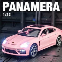 high simulation diecast 132 scale porsches panamera car model collecible alloy car toys chidlren toy car boy gift mini car