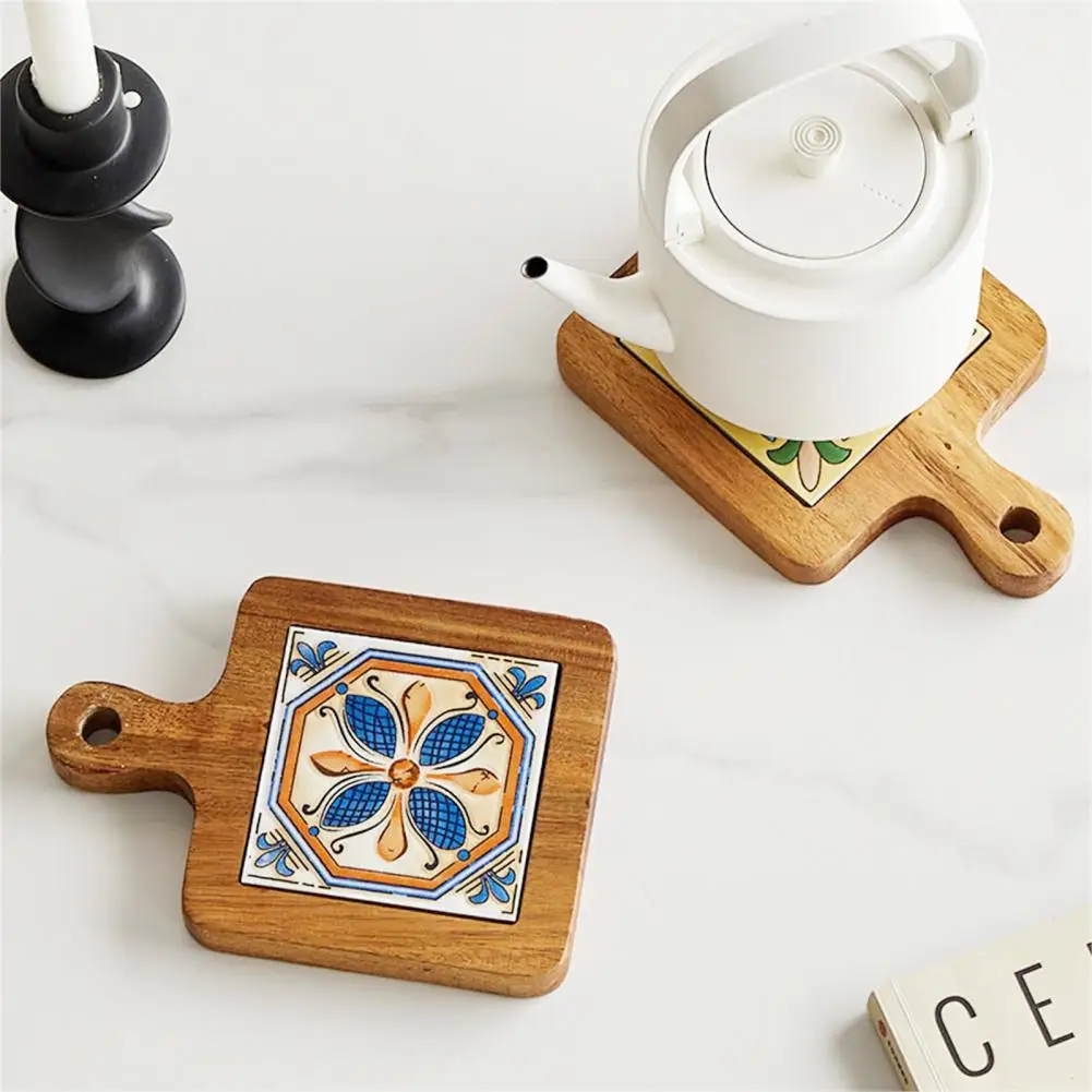 

Настольный коврик, длительный Настольный коврик, деревянный защитный винтажный домашний многофункциональный коврик