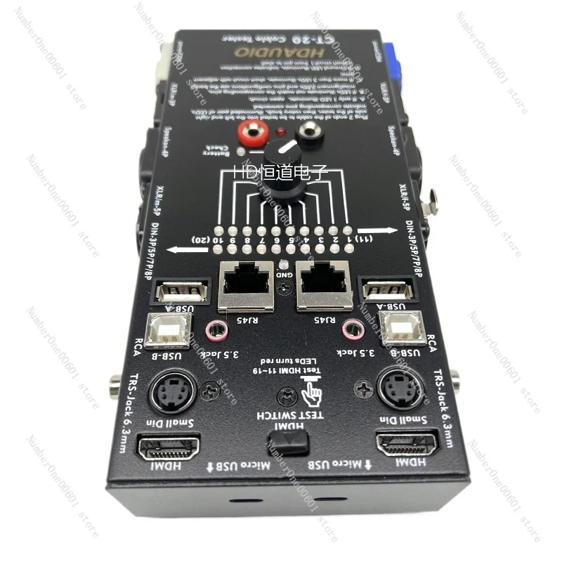 CT-20 Многофункциональный тестер аудио линии Xlr кабелей Hdmi