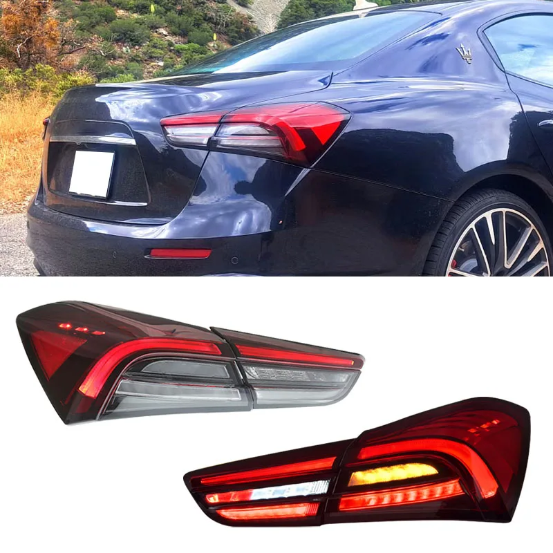 Светодиодные задние фонари для Maserati Ghibli 2014 2015 2016-2022 стоп-сигнал фонарь заднего