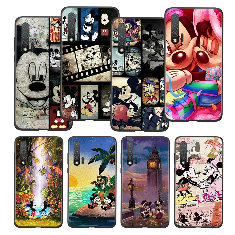 

Mickey mouse cool For Huawei Nova 9 8i 8 7 6 SE 7i 5T 5i 3i 3e 3 2i Pro Black Silicone Soft Phone Shell Case Capa