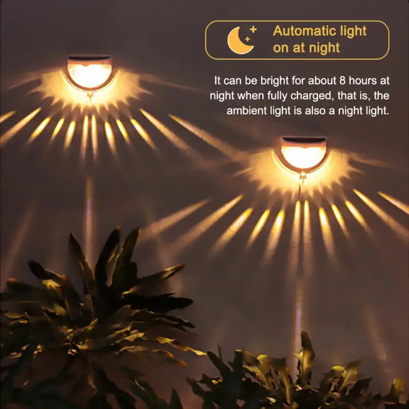 

Solar Wall Lamps 6 LED Energy Waterproof Solar Lamp Christmas Decoration Festoon Led Light Lawn Yard Outdoor Garden Accessories