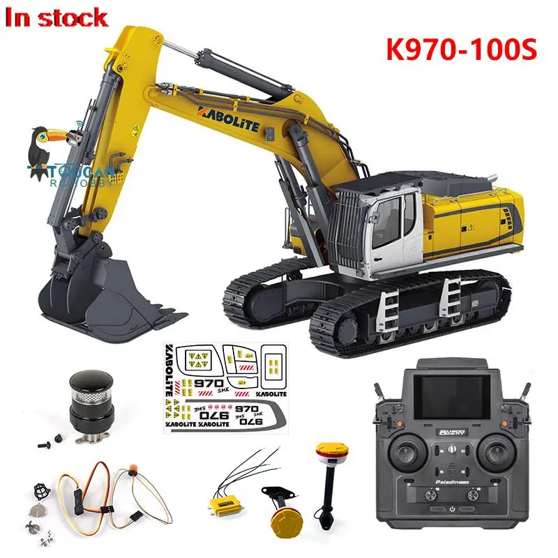 HUINA 1/14 K970 100S гидравлический телефон PL18EVLite радио собранная окрашенная