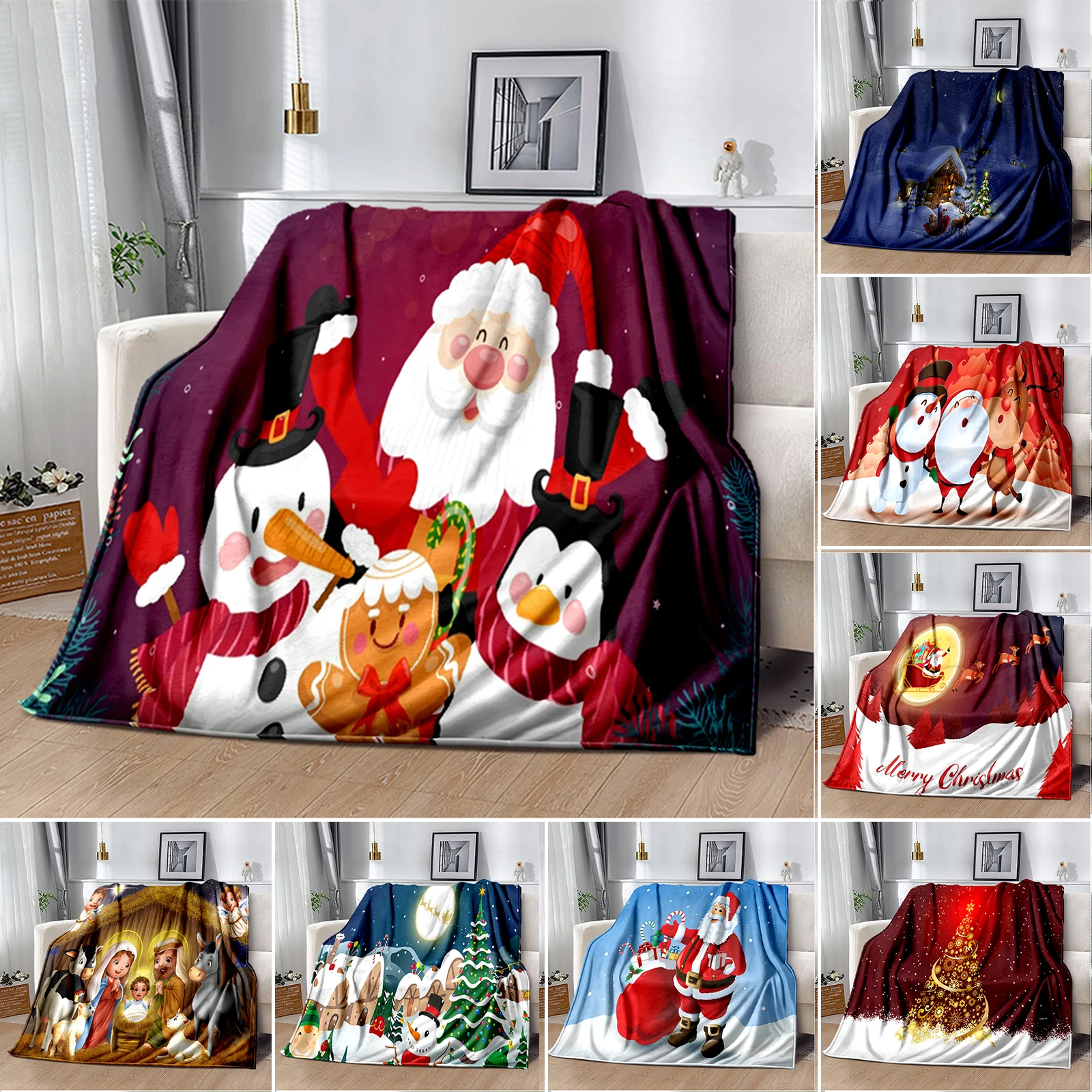 

Одеяло с 3D принтом в подарок на Рождество мягкое покрывало для дивана празднование Рождества зимнее одеяло Флисовое одеяло для кровати диван