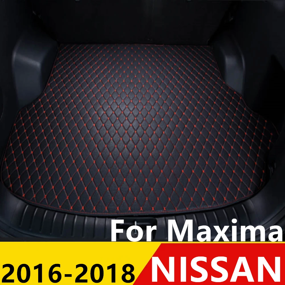 

Car Trunk Mat For NISSAN Maxima 2016-18 All Weather XPE Flat Side Rear Cargo Cover Carpet Liner Auto Tail Parts Boot Luggage Pad