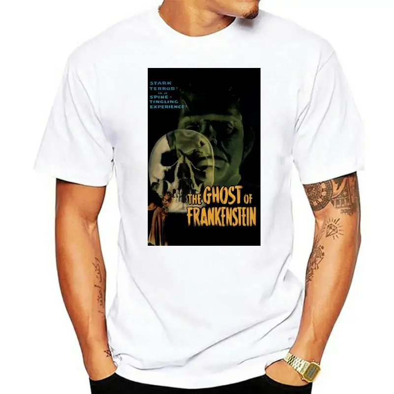 

The Ghost Of Frankenstein Movie Women'S Tshirts Womens Streetwear T Shirts 3D Print Tee Shirt Black Of White T-Shirt Womens Tops