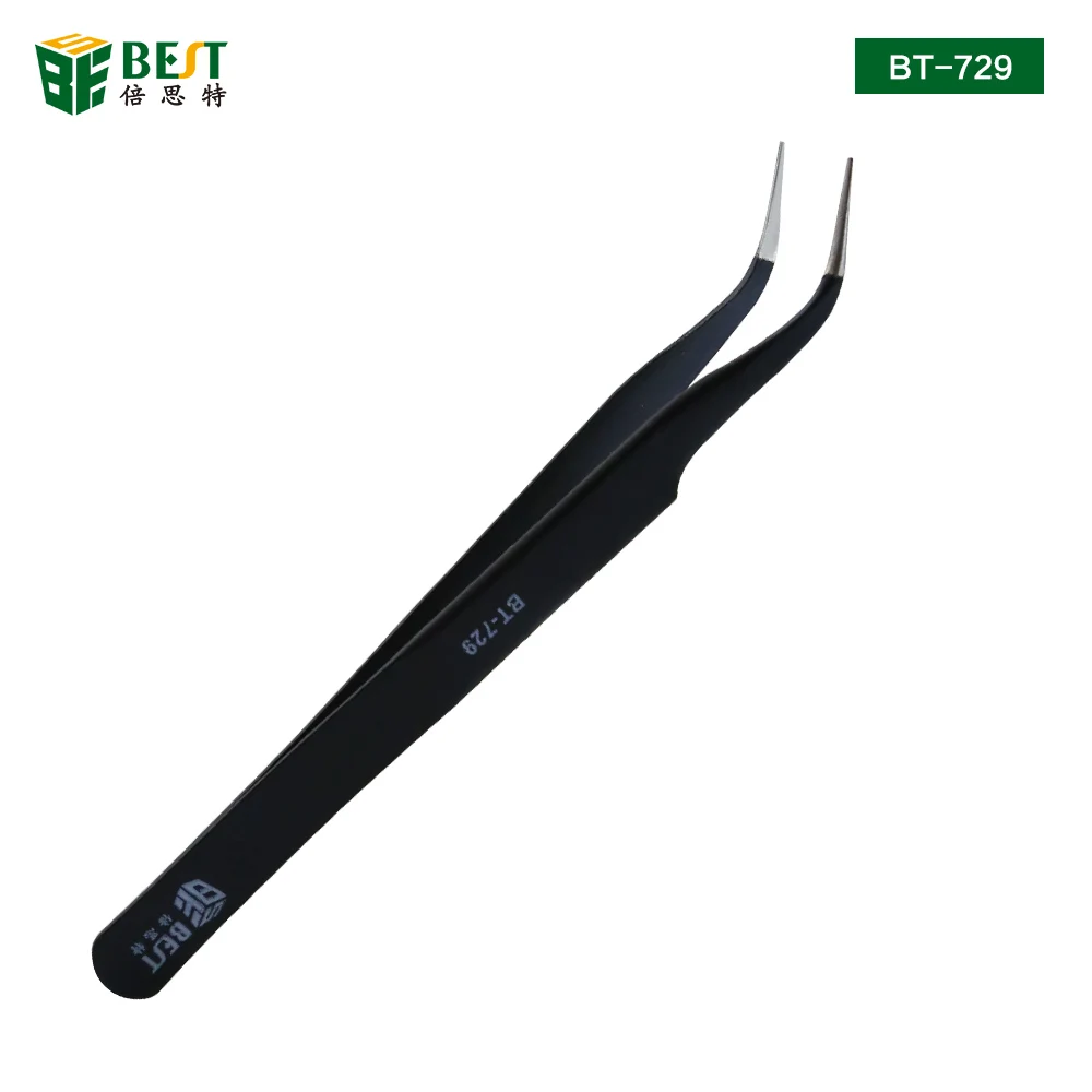 

Anti Static Tweezers Heat Resistant ESD Safe Plastic Tweezers Set for Mobile Phone Tablets Repair Tools Kit