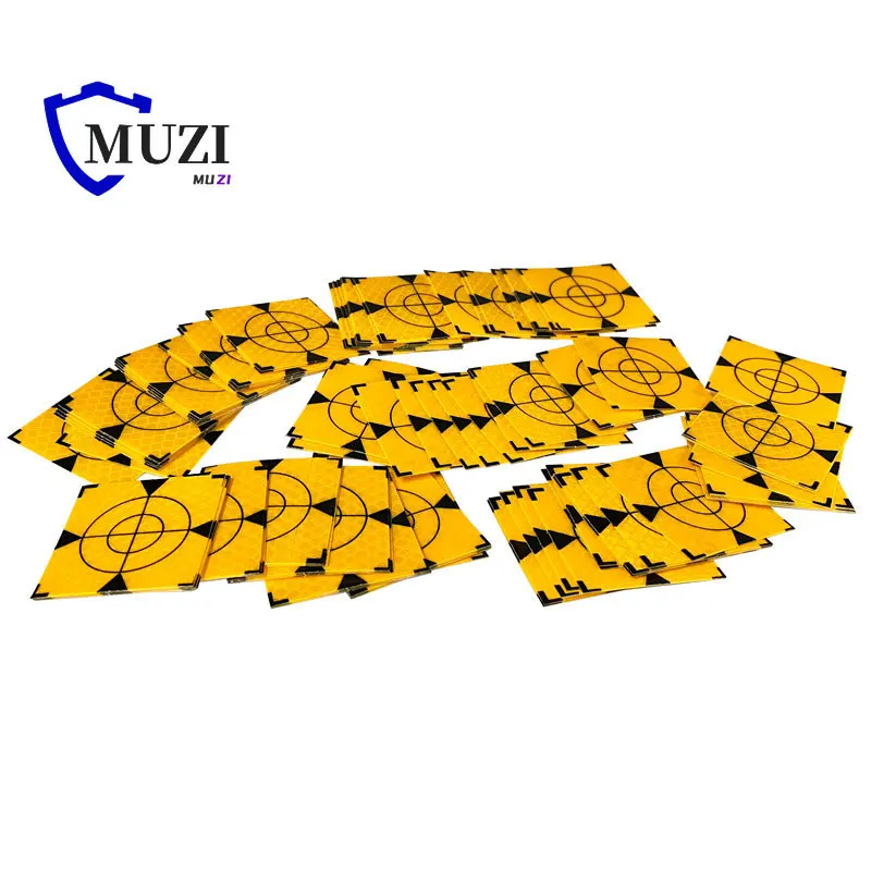 Светоотражающий лист для отображения географии желтые треугольные