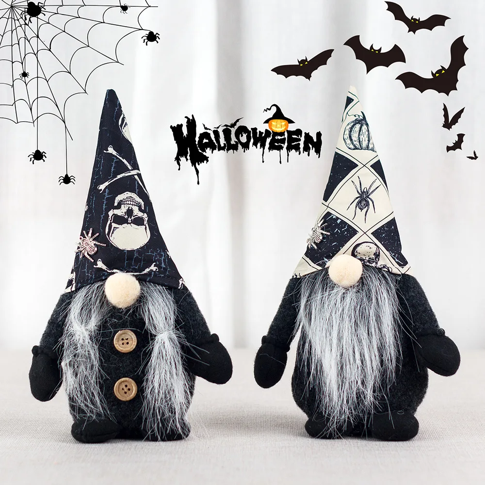 Gnomes Decorations for Home Handmade Halloween Gnomes Plush Doll Christmas Gnomes Tiered Tray Decorations Halloween Gifts 2022
