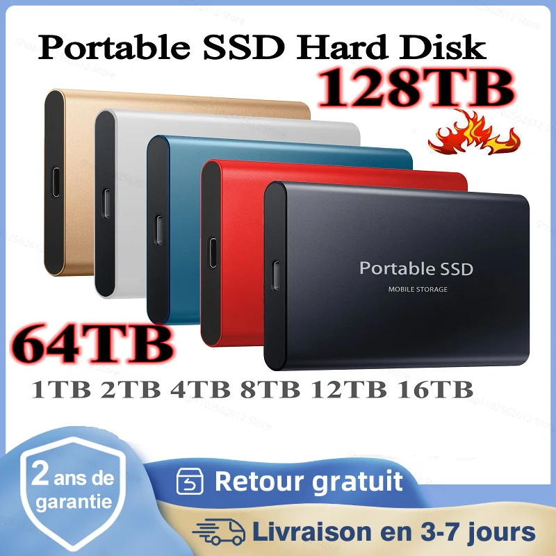

HDD USB3.0 SATA High Speed 2.5 External Hard Drive High Speed Portable 500GB-128TB Hard Disk USB 3.0 SATA Hard Storage Devices