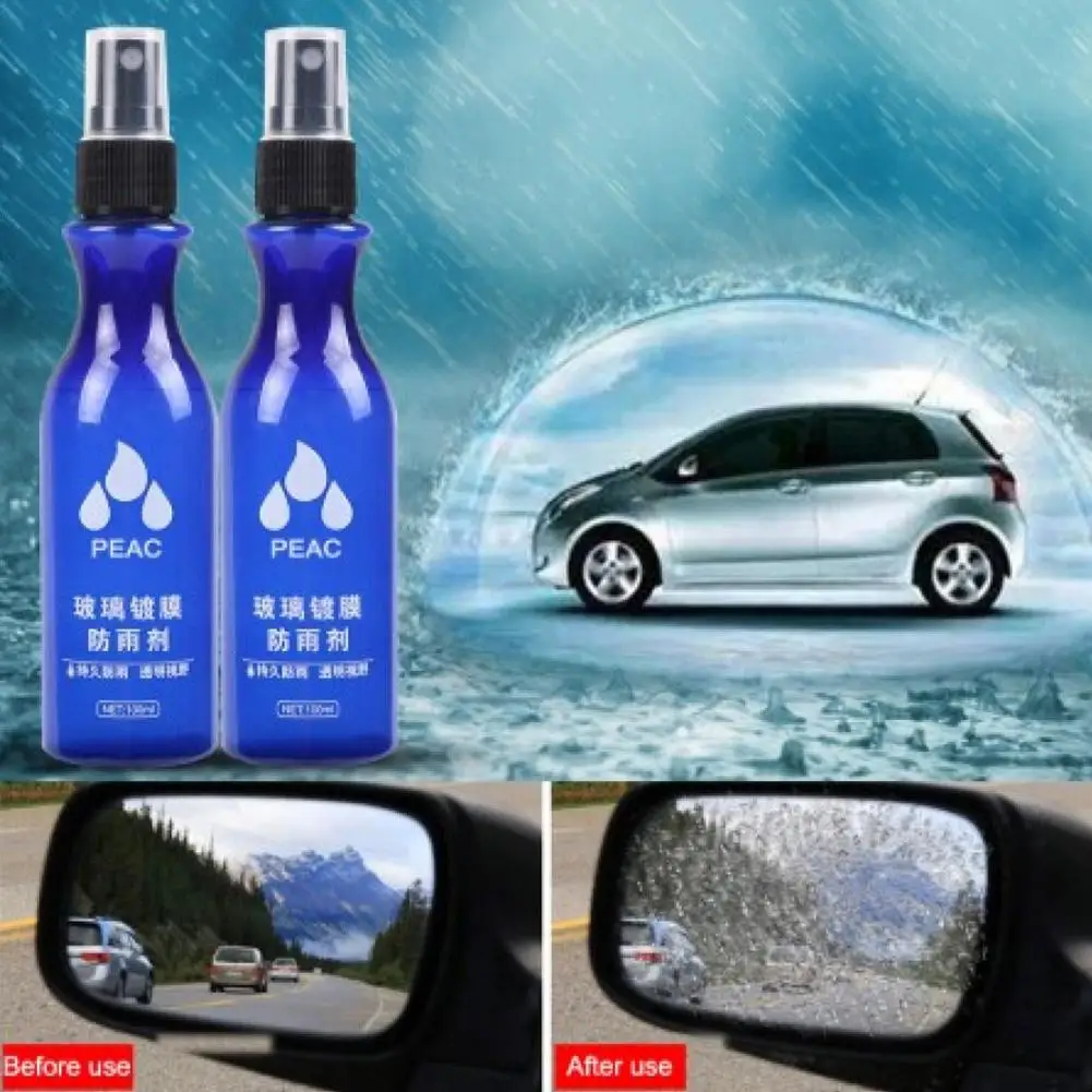 

1PC 100ML Window Defogger Car Rearview Mirror Rainproof Agent Water Repellent Vehicle Maintenance Glass Anti-fog Film
