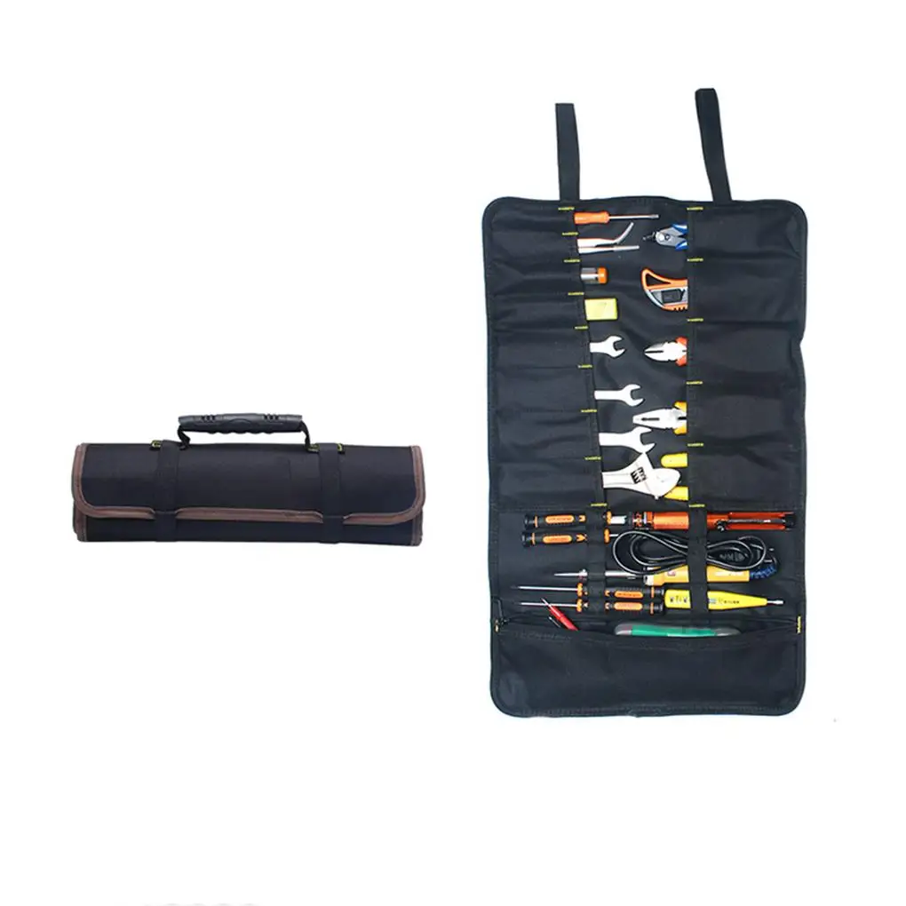 

Rolled Tool Practical Bag Oxford Multi-function Storage Bags Wrench Carrying Toolkit Package Case Pouch Organizer Holder