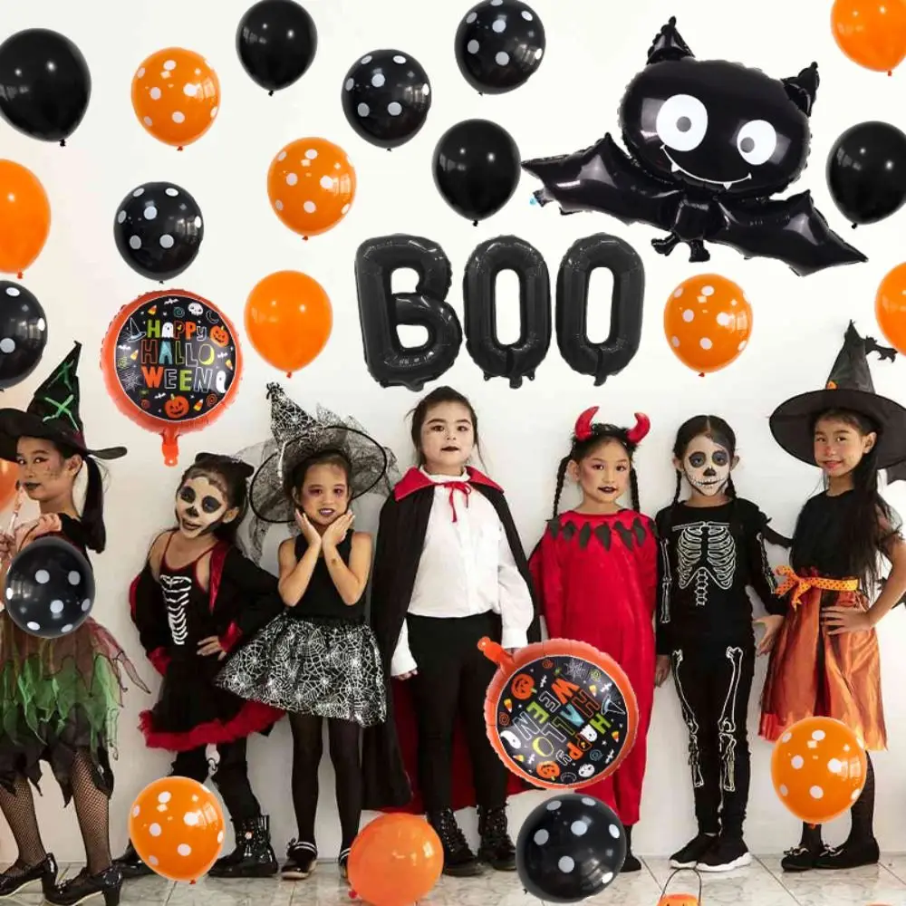 

Ghost Halloween Skull Balloons Self-sealing Halloween Theme Death Ballons Inflatable Aluminum Film Aluminum Film Balloon